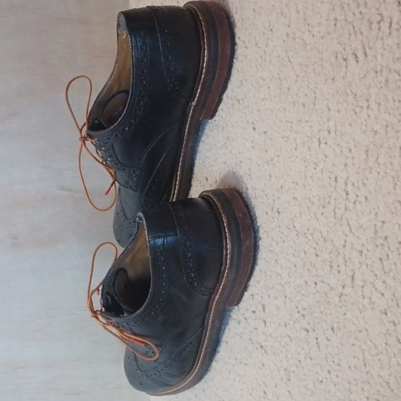 Florsheim Black Leather Brogue Wingtip Oxford - Picture 4 of 15